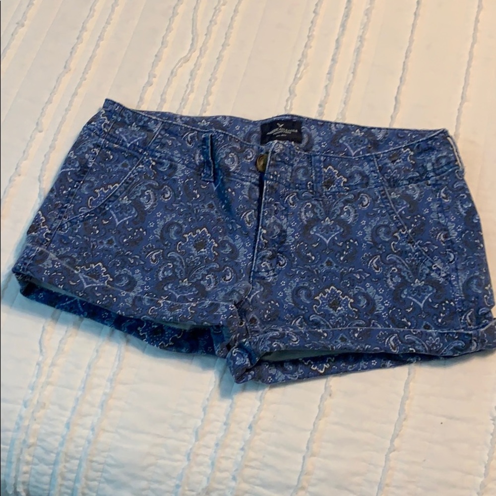 Blue shorts